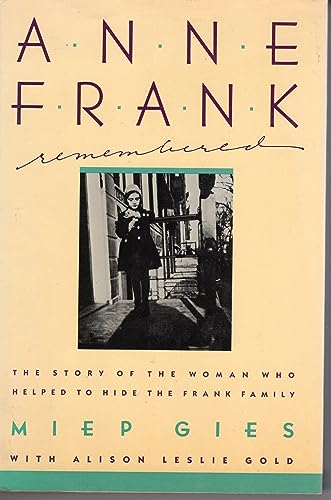 cover image Anne Frnk Remembrd