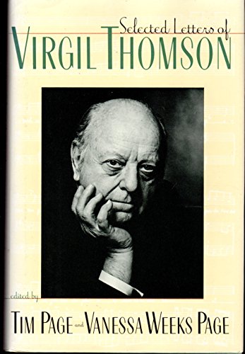 cover image Selected Letters of Virgil Thomson: Selected Letters
