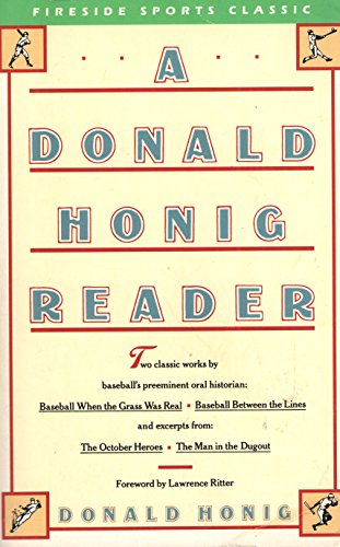 cover image A Donald Honig Reader