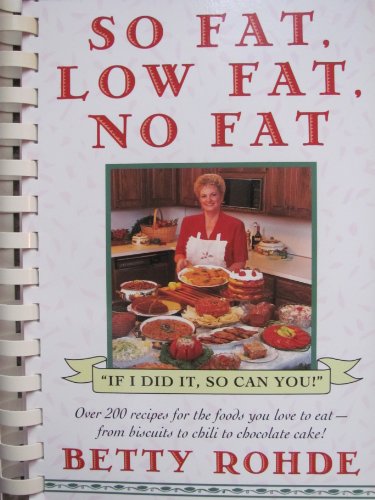 cover image So Fat, Low Fat, No Fat