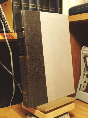 cover image The Warren Court and American Politics