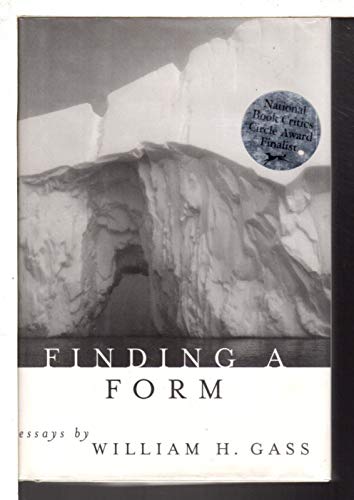 cover image Finding a Form: Essays