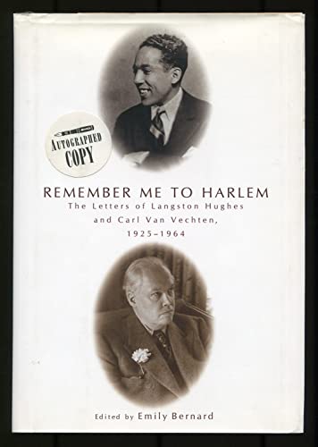 cover image Remember Me to Harlem: The Letters of Langston Hughes and Carl Van Vechten, 1925-1964