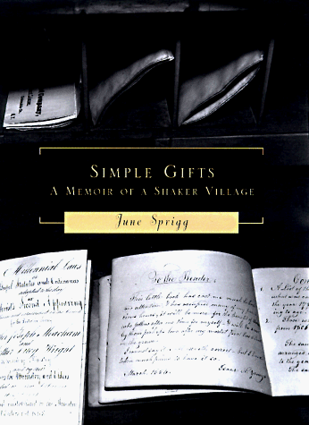 cover image Simple Gifts: A Memoir of a Shaker Village