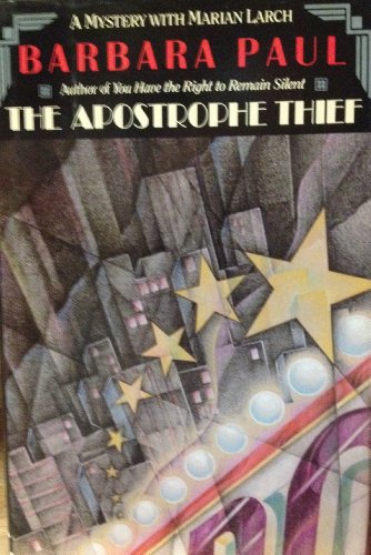 cover image The Apostrophe Thief: A Mystery with Marian Larch
