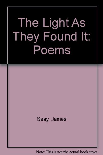 cover image Light as They Found It: Poems