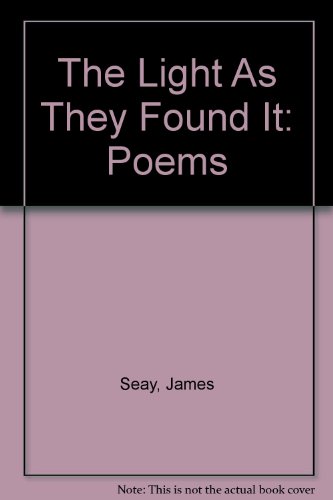 cover image Light as They Found It: Poems