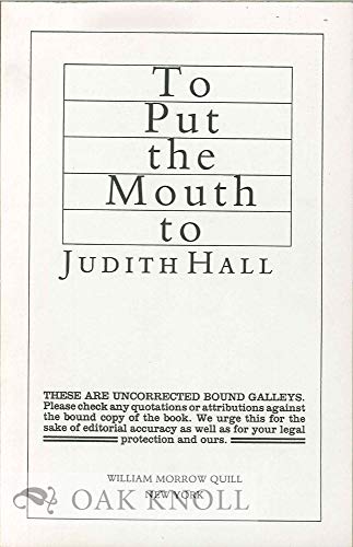 cover image To Put the Mouth to: Poems