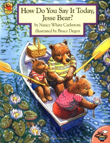 cover image How Do You Say It Today Jesse Bear
