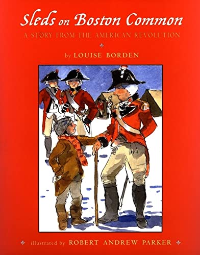 cover image Sleds on Boston Common: A Story from the American Revolution