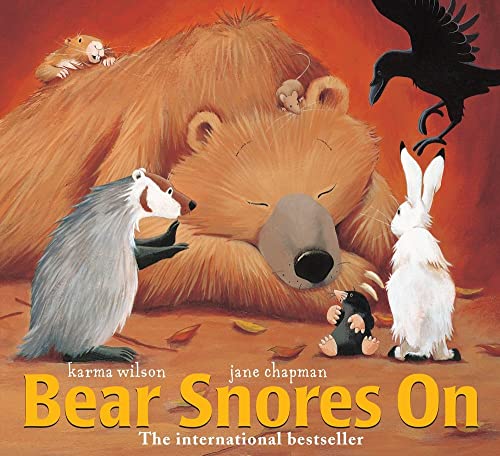 cover image BEAR SNORES ON