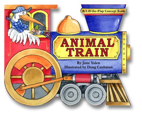 cover image Animal Train: A Lift-The-Flap Concept Book