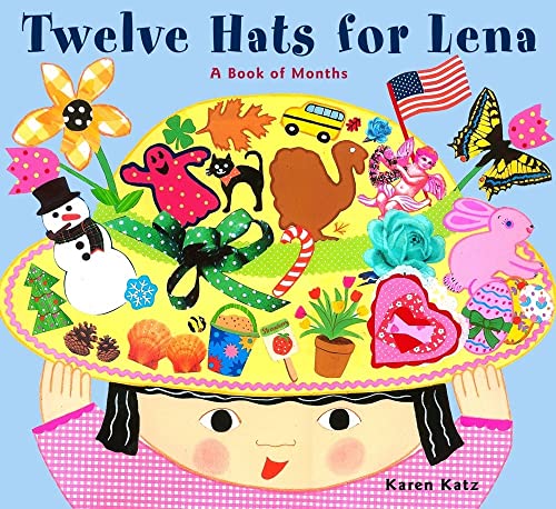 cover image TWELVE HATS FOR LENA: A Book of Months