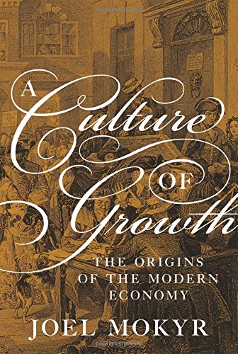 cover image A Culture of Growth: The Origins of the Modern Economy
