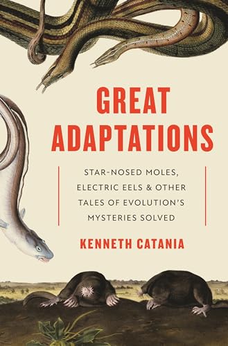 cover image Great Adaptations: Star-Nosed Moles, Electric Eels, and Other Tales of Evolution’s Mysteries Solved
