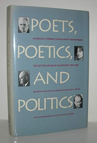 cover image Poets, Poetics and Politics