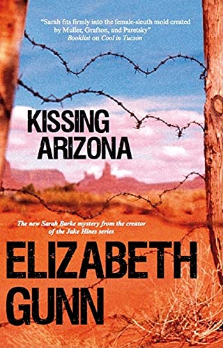 cover image Kissing Arizona: A Sarah Burke Mystery