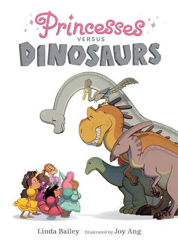 cover image Princesses Versus Dinosaurs