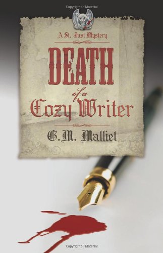 cover image Death of a Cozy Writer: A St. Just Mystery