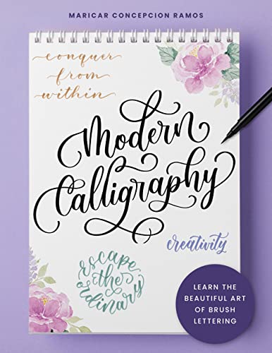 cover image Modern Calligraphy: Learn the Beautiful Art of Brush Lettering