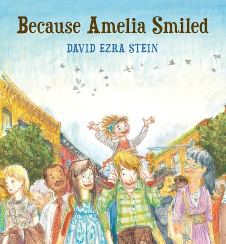 cover image Because Amelia Smiled