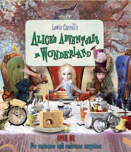cover image Lewis Carroll's Alice's Adventures in Wonderland: Open Me for Curiouser and Curiouser Surprises