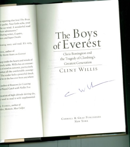 cover image The Boys of Everest: Chris Bonington and the Tragedy of Climbing's Greatest Generation