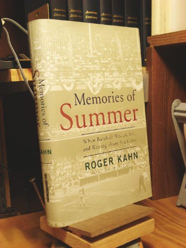 cover image Memories of Summer: When Baseball Was an Art and Writing about It a Game: A Memoir