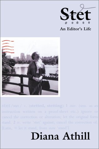 cover image Stet: An Editor's Life