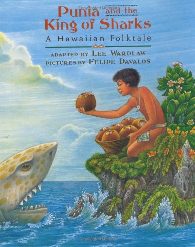 cover image Punia and the King of Sharks: A Hawaiian Folktale