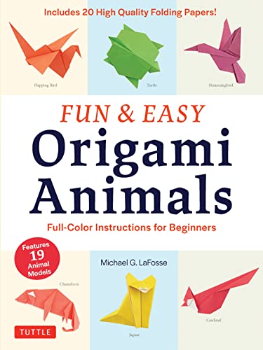 cover image Fun and Easy Origami Animals: Full Color Instructions for Beginners 
