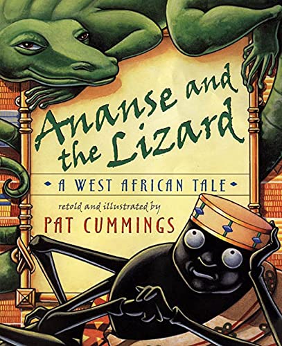 cover image ANANSE AND THE LIZARD: A West African Tale
