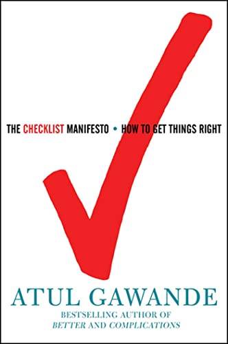 cover image The Checklist Manifesto: How to Get Things Right