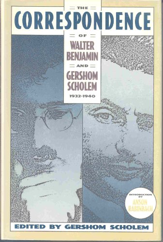 cover image Corr Benjamin & Scholem