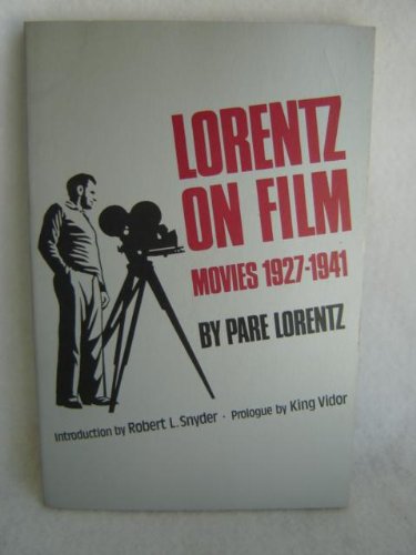 cover image Lorentz on Film: Movies, 1927 to 1941