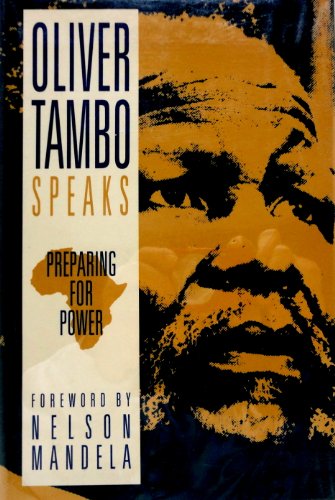 cover image Preparing for Power: Oliver Tambo Speaks