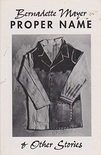 cover image Proper Name and Other Stories