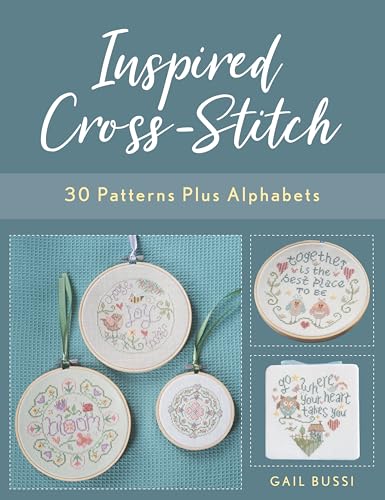 cover image Inspired Cross-Stitch: 30 Patterns Plus Alphabets