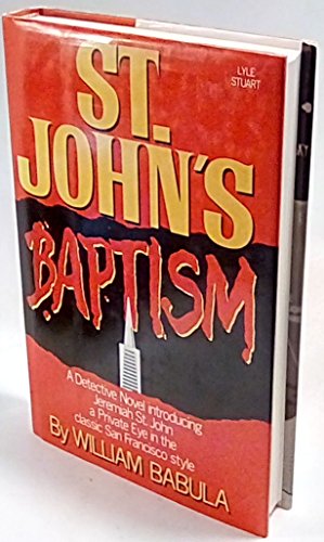 cover image St. John's Baptism: A Detective Novel