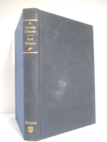 cover image A Certain Climate