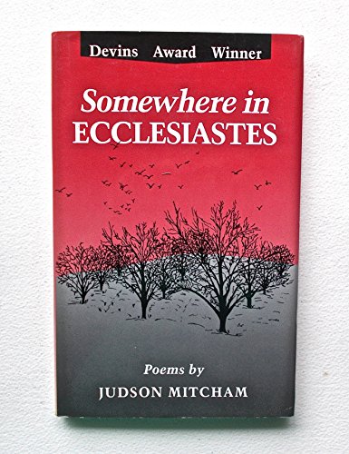 cover image Somewhere in Ecclesiastes: Poems