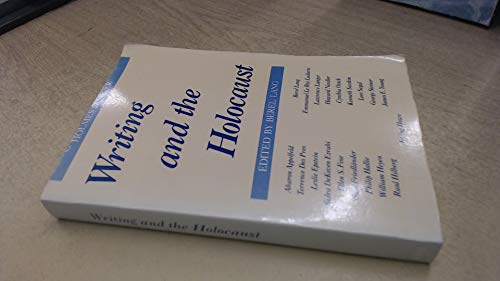 cover image Writing and the Holocaust