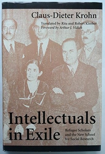 cover image Intellectuals in Exile: Refugee Scholars and the New School for Social Research