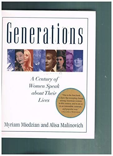 cover image Generations: A Century of Women Speak about Their Lives
