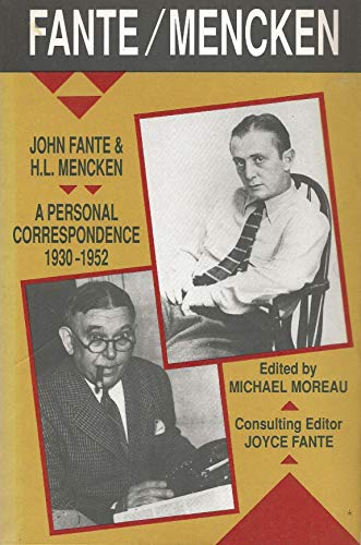 cover image Fante/Mencken: John Fante and H.L. Mencken: A Personal Correspondence, 1930-1952