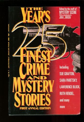 cover image The Year's Twenty-Five Finest Crime and Mystery Stories
