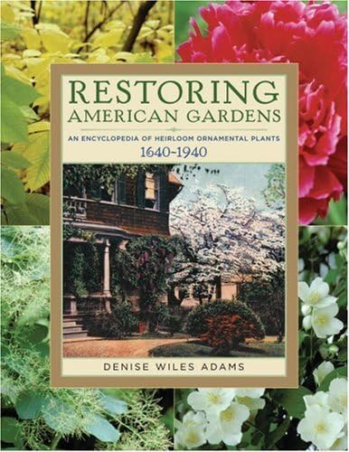 cover image RESTORING AMERICAN GARDENS: An Encyclopedia of Heirloom Ornamental Plants, 1640-1940