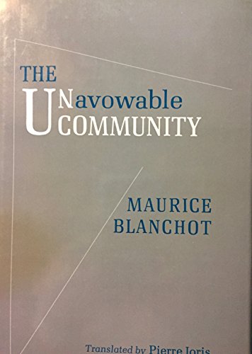 cover image The Unavowable Community