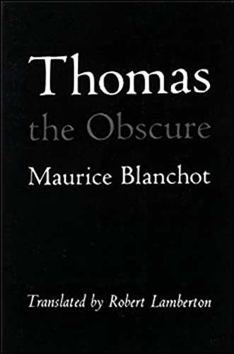 cover image Thomas the Obscure