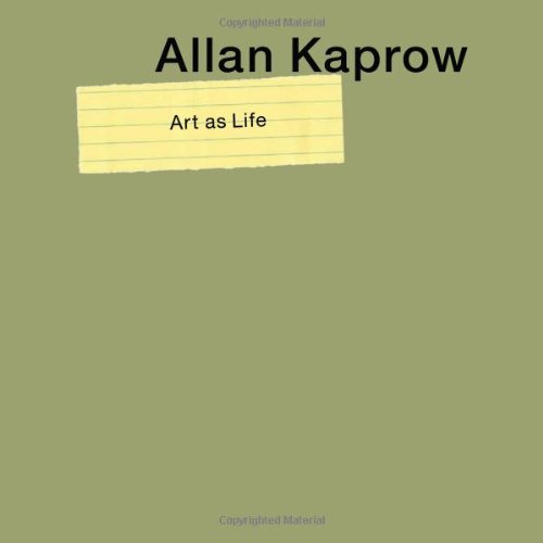 cover image Allan Kaprow— Art as Life